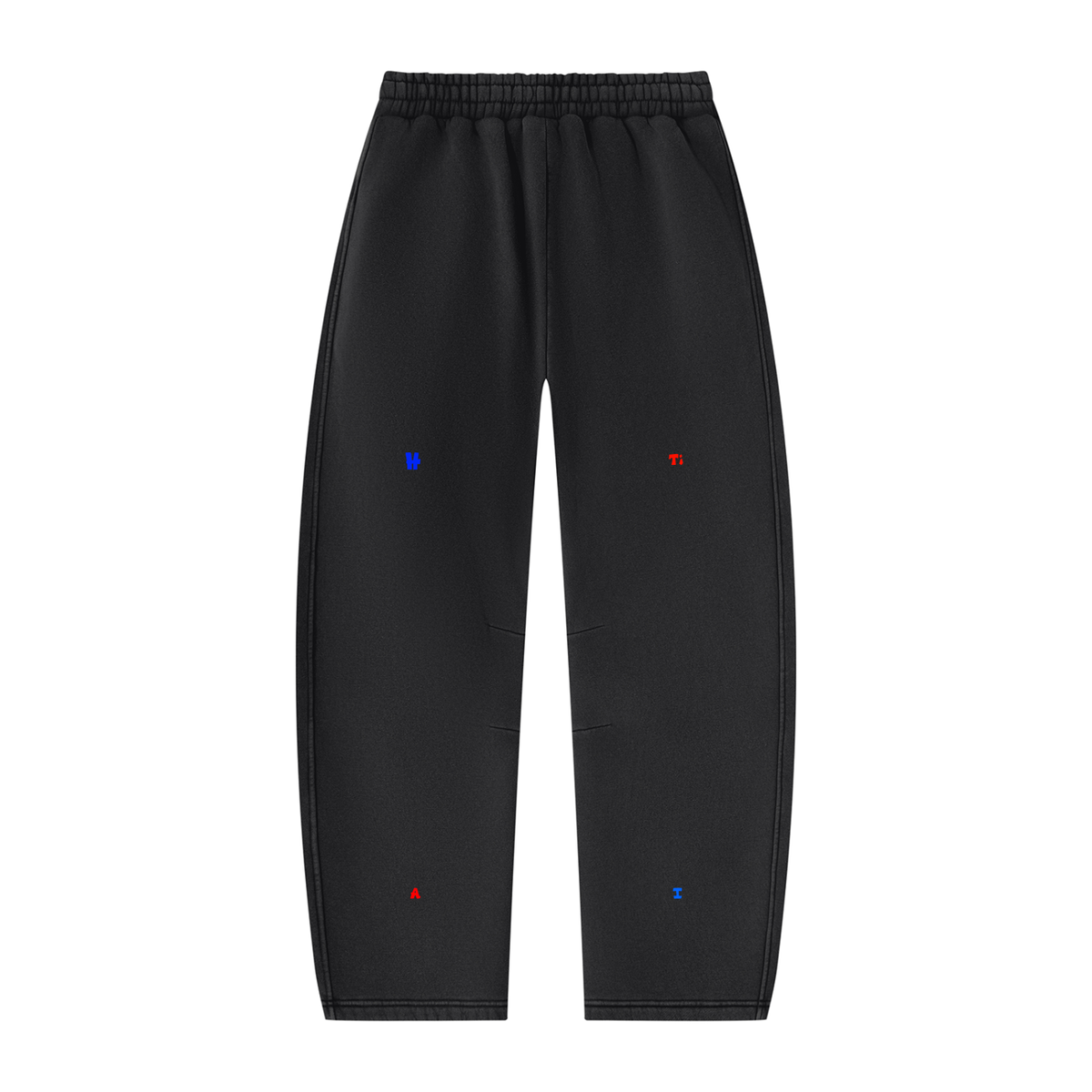 Unisex Vintage Wash Barrel Leg Fleece Sweatpants (HAITIAN)