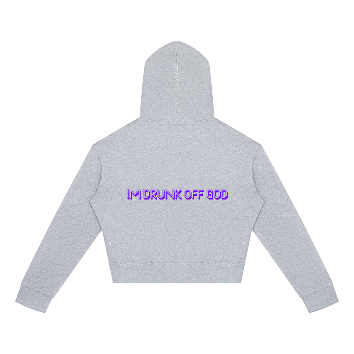 Women's Crop Full Zip Hoodie