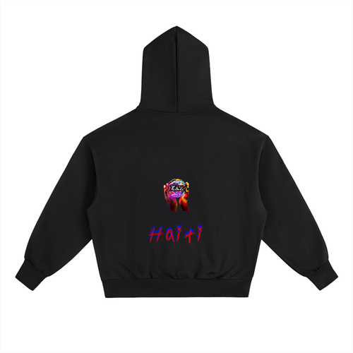 Essential Heavyweight Fleece Hoodie (Haitian goddess)