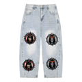 Men's Vintage Wash Sunfade Barrel Leg Jeans (King)