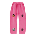 Unisex Vintage Wash Barrel Leg Fleece Sweatpants (HAITIAN)
