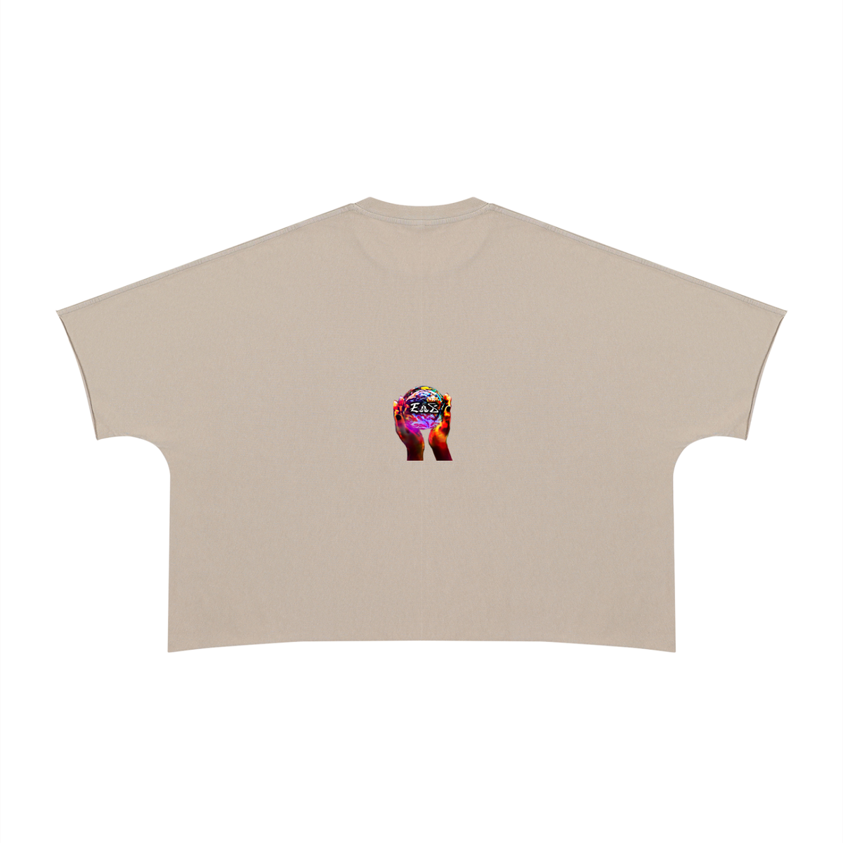 Unisex Heavyweight Boxy Raw Edge T-Shirt