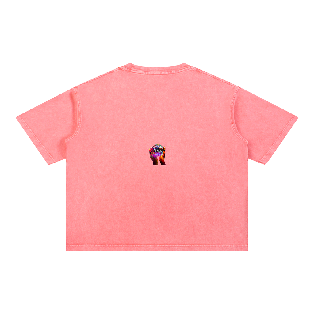 Mineral Wash Boxy Cotton T-Shirt (PROTECT LUCKI)