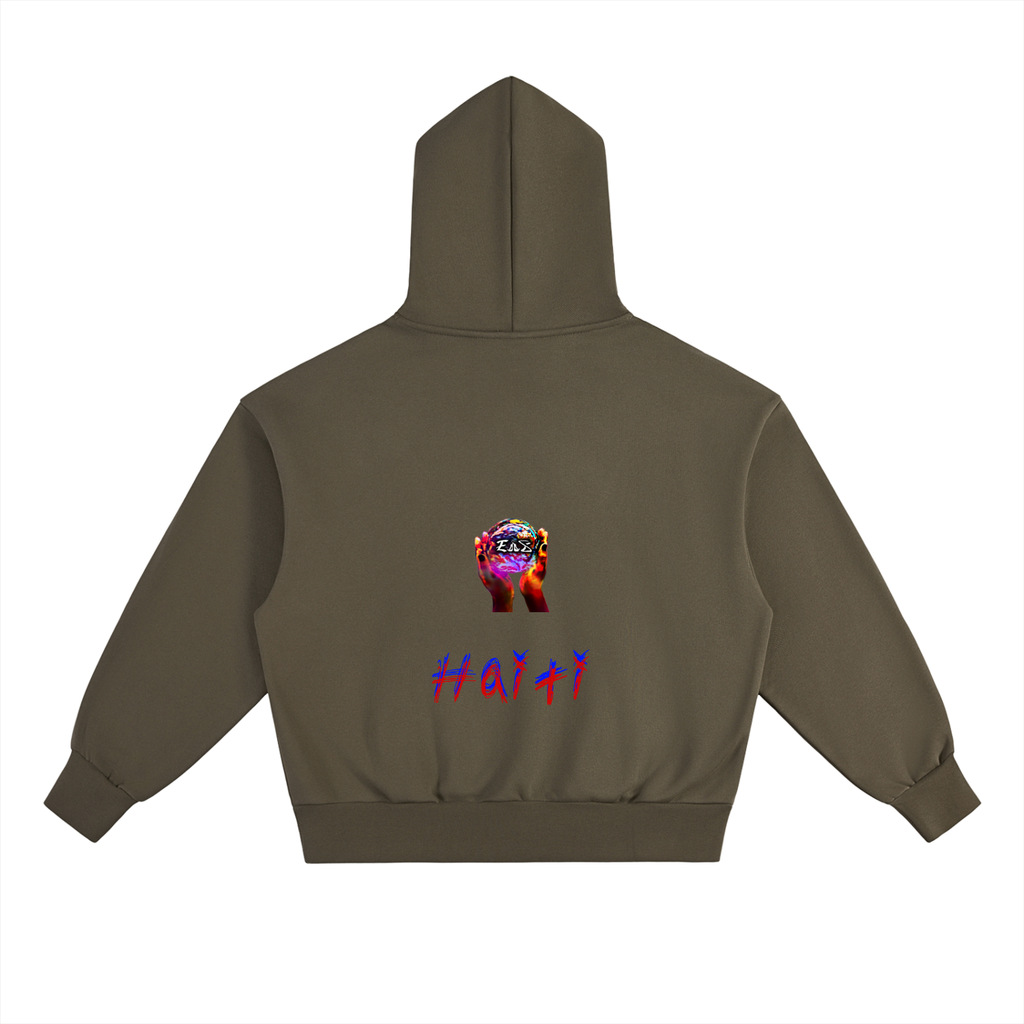 Essential Heavyweight Fleece Hoodie (Haitian goddess)