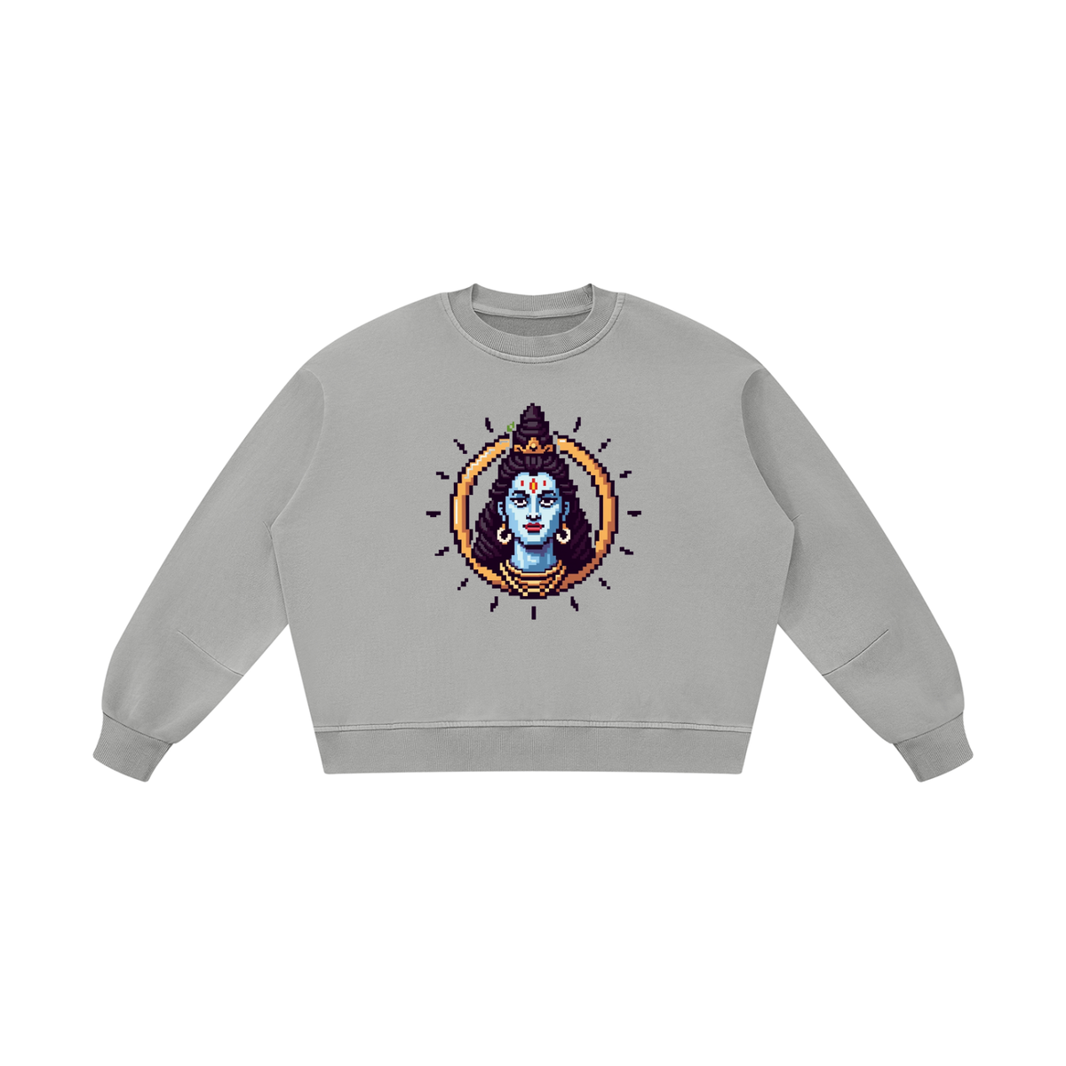 Unisex Boxy Vintage Washed Sweatshirt (GOD mode)
