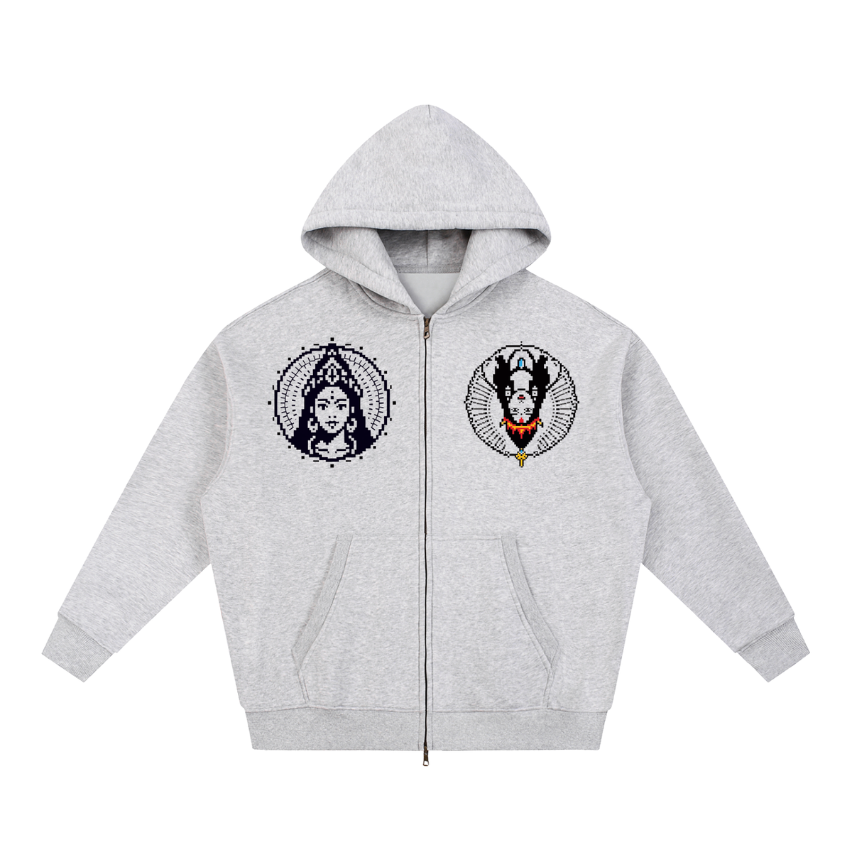 Essential Oversized Fleece Boxy Hoodie (Eis parvati)