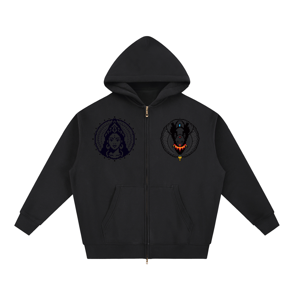 Essential Oversized Fleece Boxy Hoodie (Eis parvati)