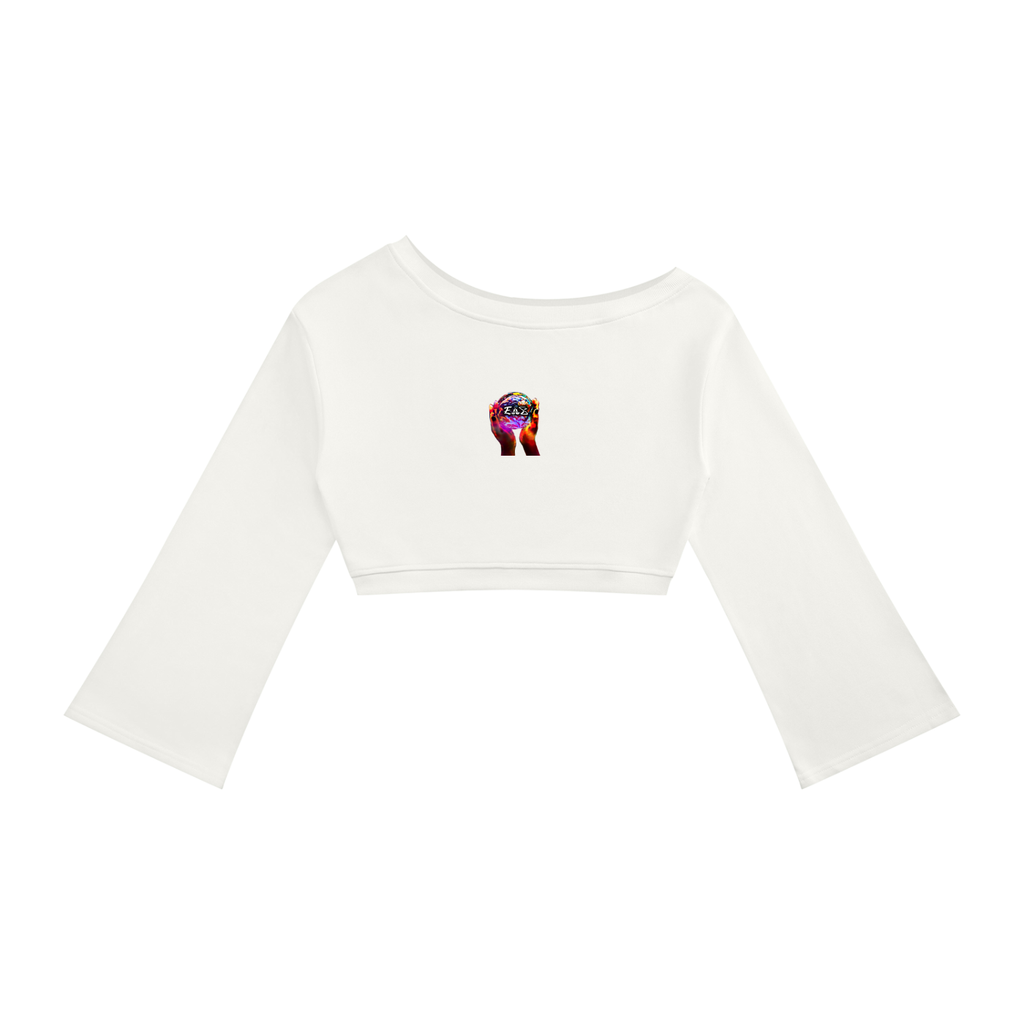 Women's Off-Shoulder Sweatshirt (Eis)