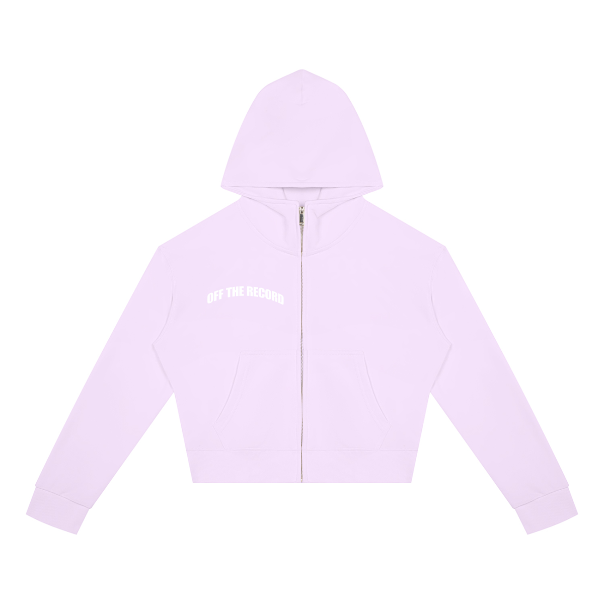 Women's Crop Full Zip Hoodie