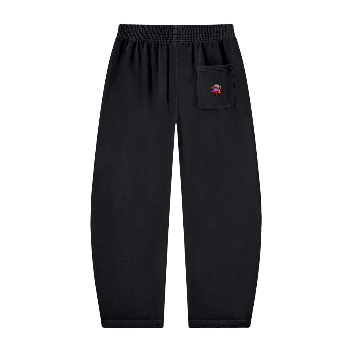 Unisex Vintage Washed Barrel Leg Sweatpants (Eis pants)