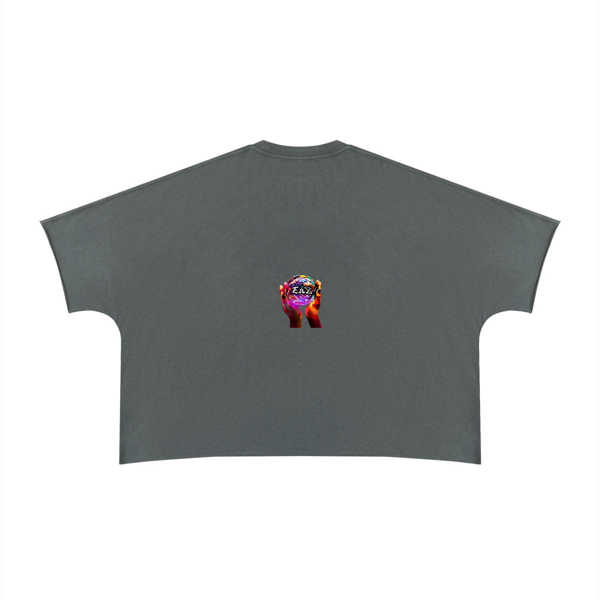 Unisex Heavyweight Boxy Raw Edge T-Shirt