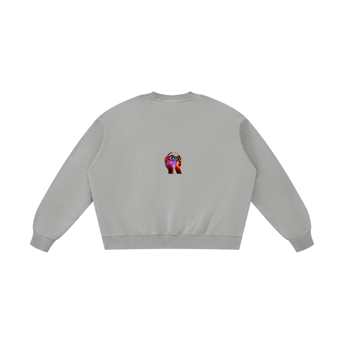 Unisex Boxy Vintage Washed Sweatshirt (GOD mode)