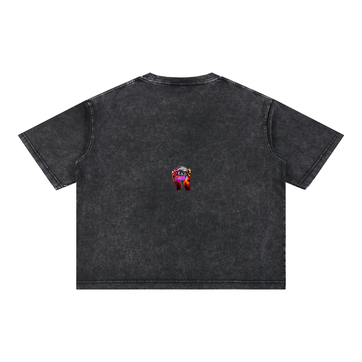 Mineral Wash Boxy Cotton T-Shirt (PROTECT LUCKI)