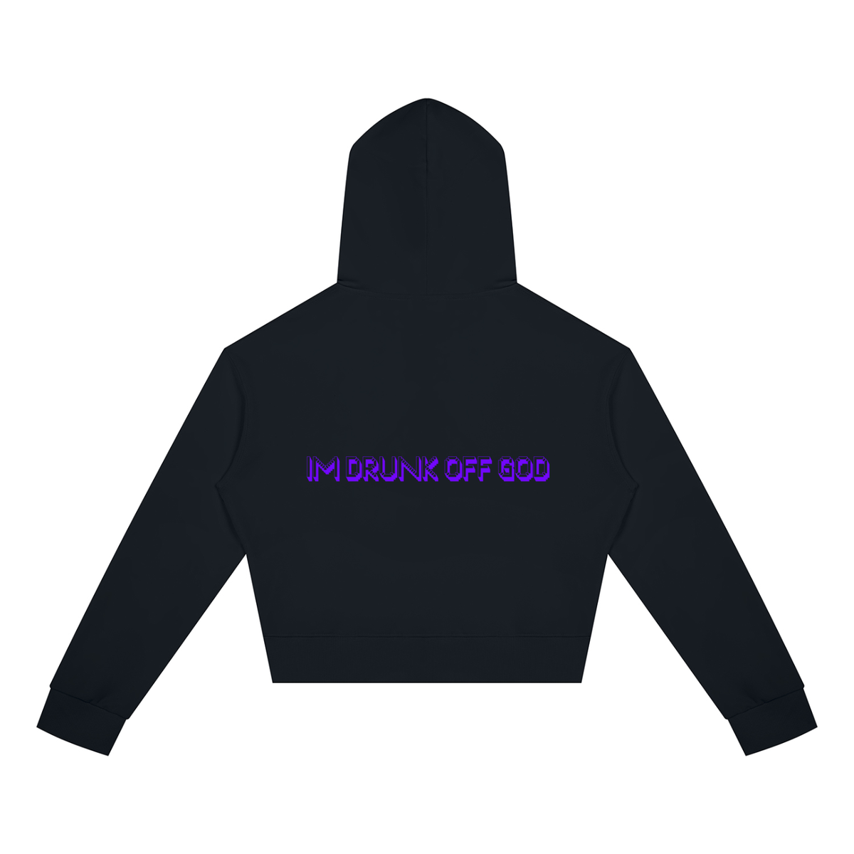 Women's Crop Full Zip Hoodie