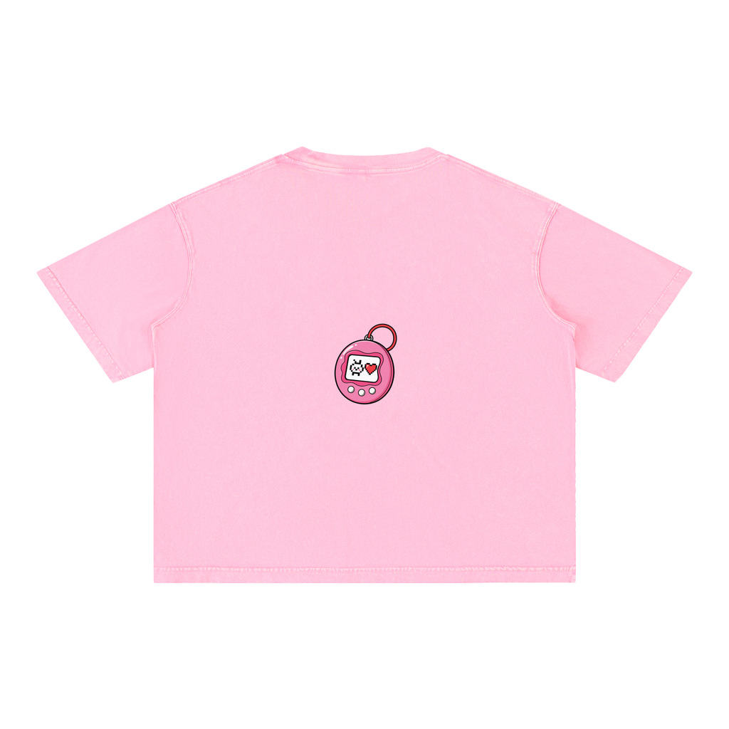 Mineral Wash Boxy Cotton T-Shirt