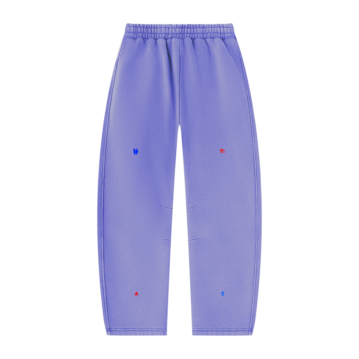 Unisex Vintage Wash Barrel Leg Fleece Sweatpants (HAITIAN)