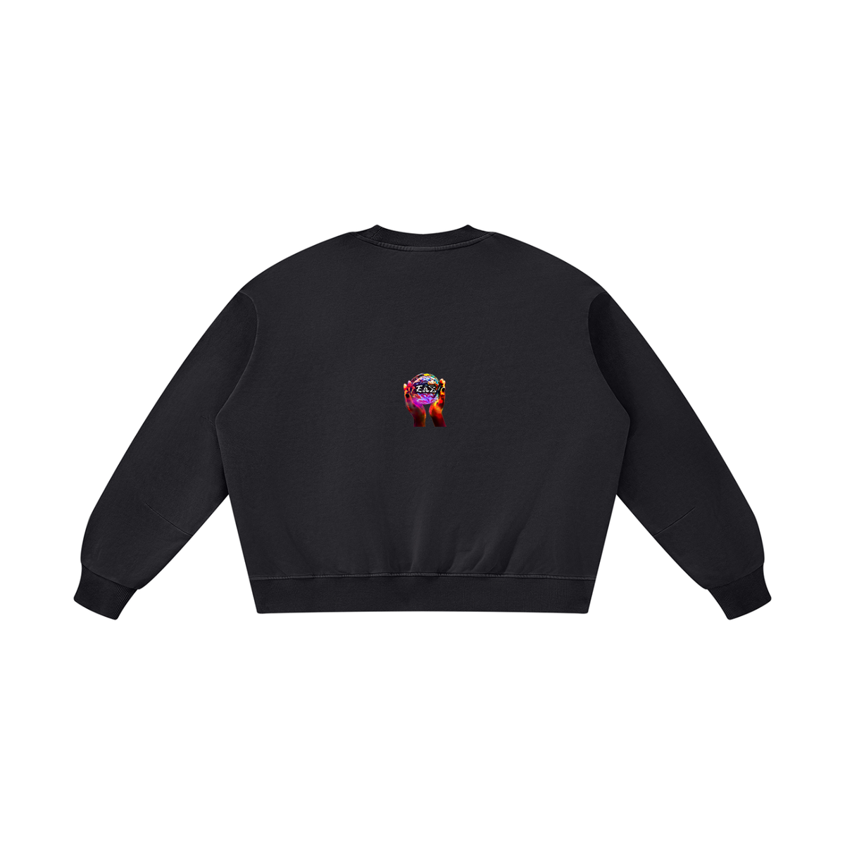 Unisex Boxy Vintage Washed Sweatshirt (GOD mode)