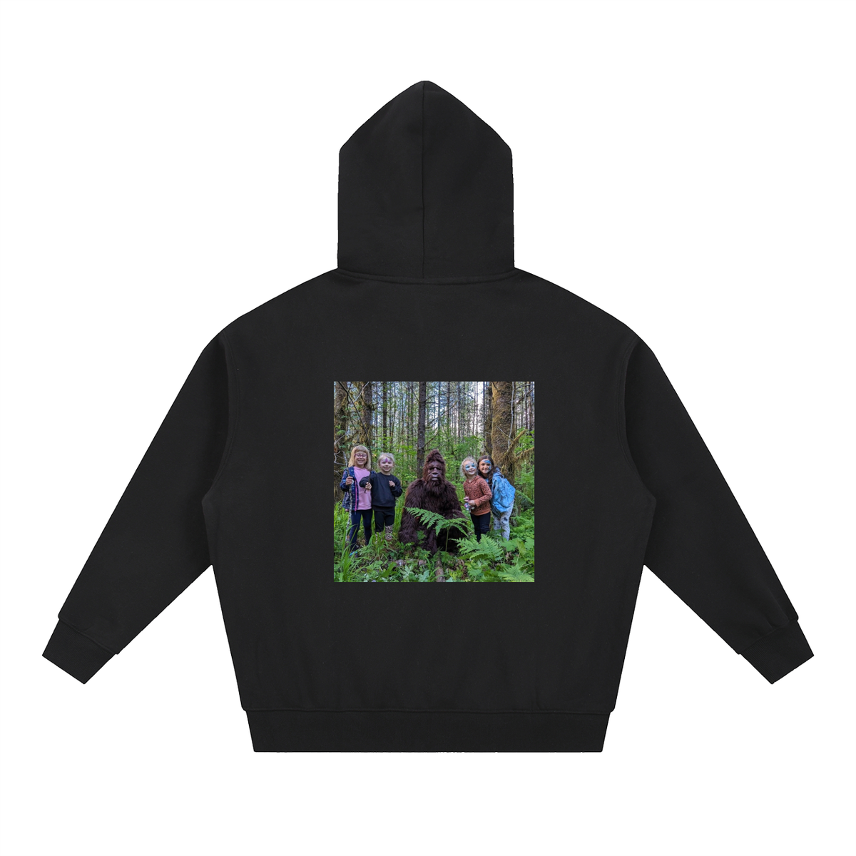 Essential Oversized Fleece Boxy Hoodie (Big foot)