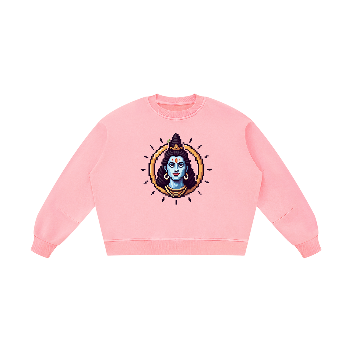 Unisex Boxy Vintage Washed Sweatshirt (GOD mode)