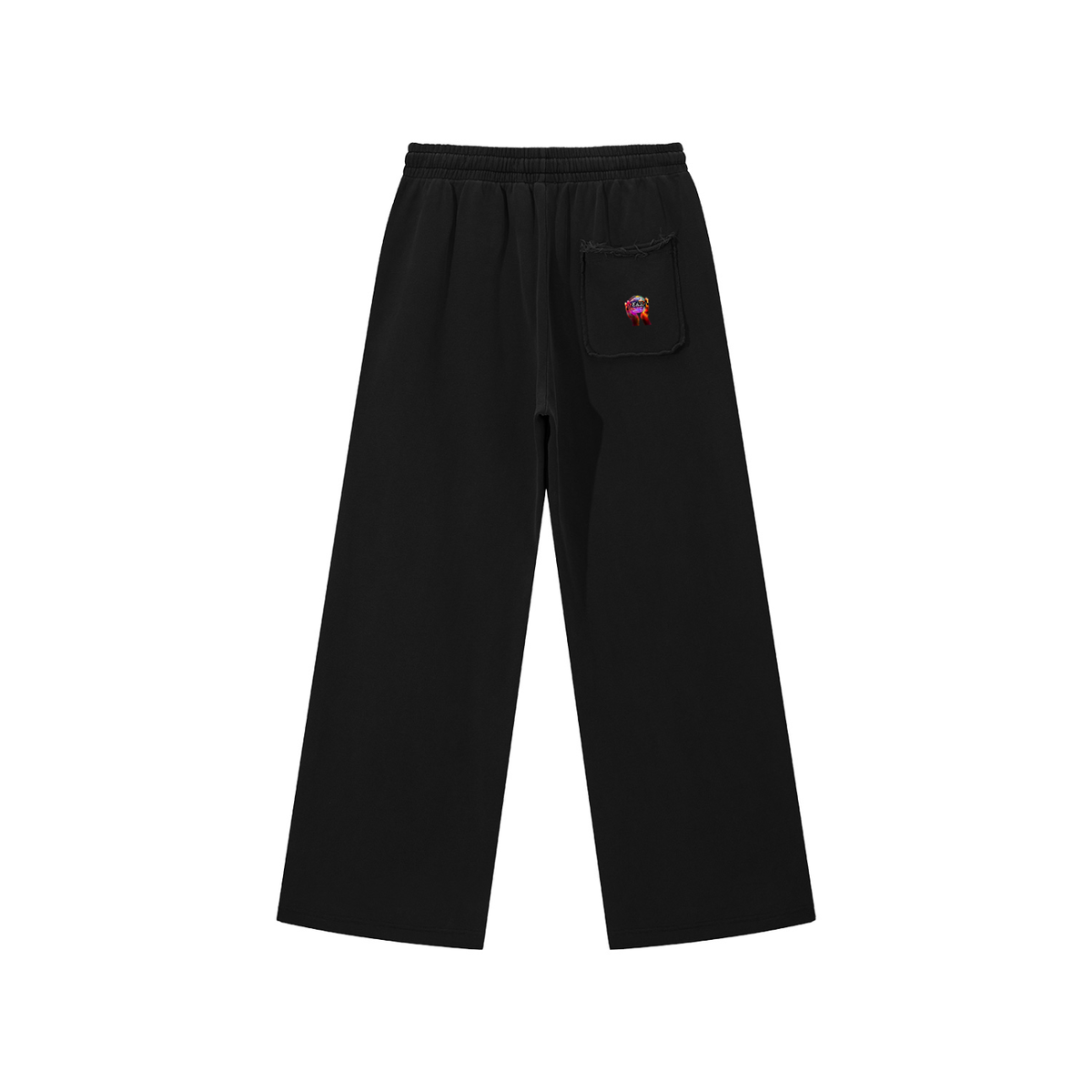 Snow Washed Raw Edge Sweatpants