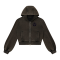 Women’s Vintage Wash Full Zip Hoodie (Eis parvati)