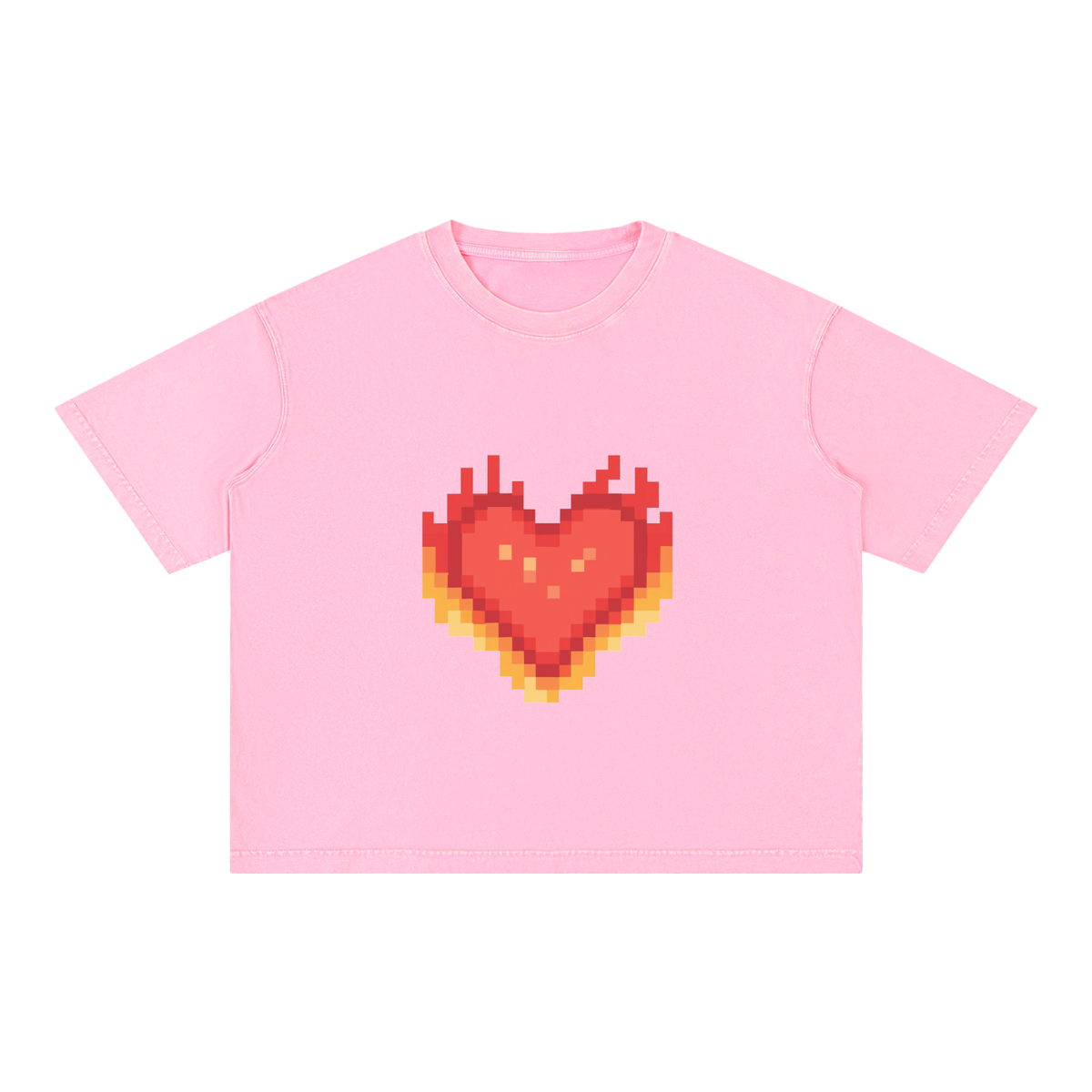 Mineral Wash Boxy Cotton T-Shirt
