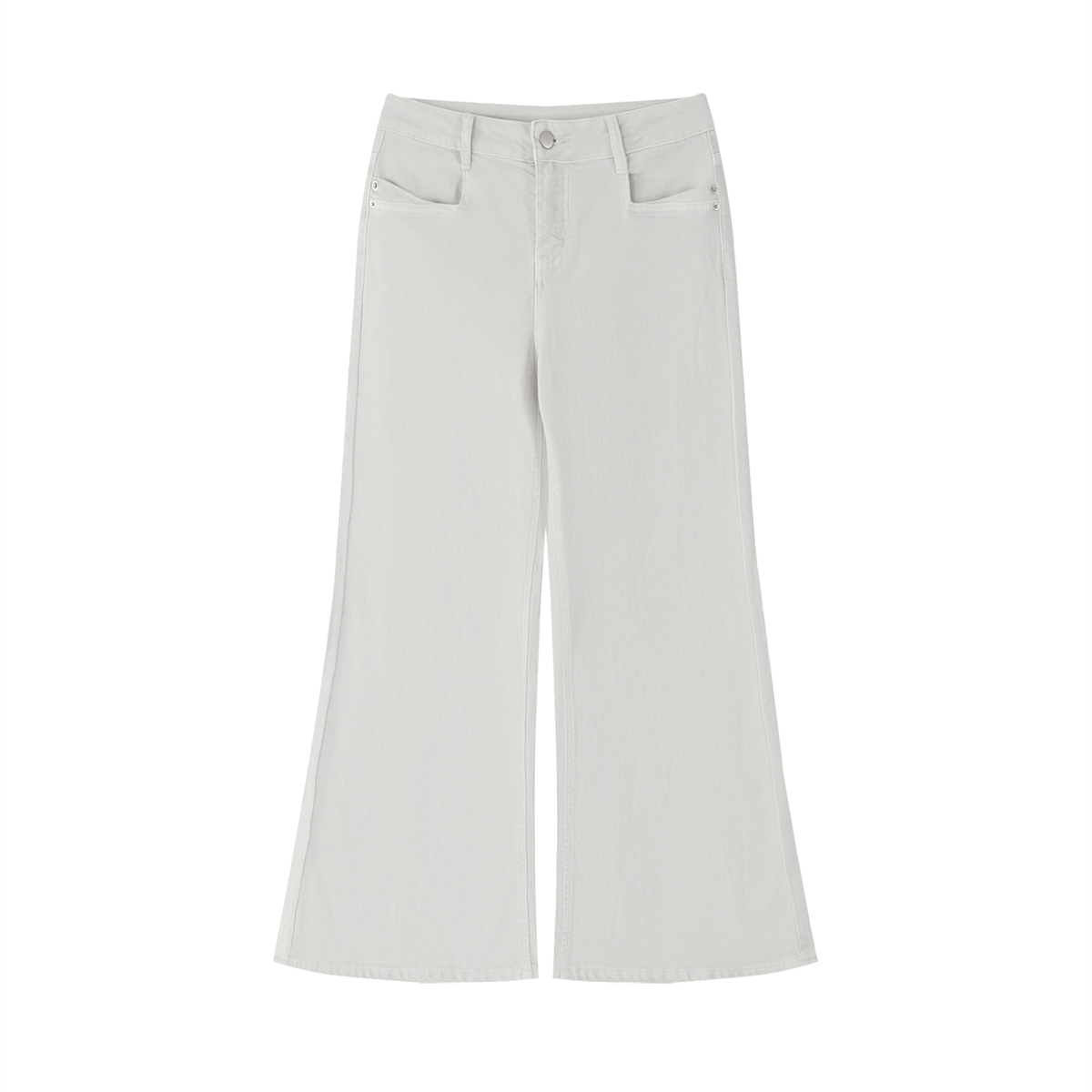 Women's Vintage Wash Flared Leg Jeans (Eis)