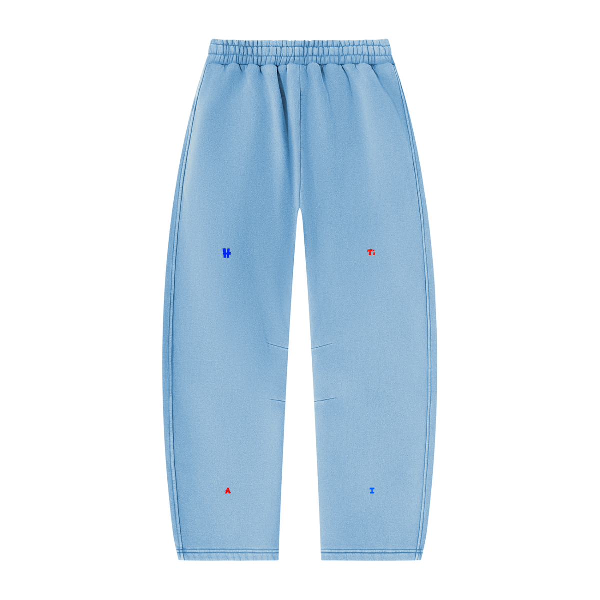 Unisex Vintage Wash Barrel Leg Fleece Sweatpants (HAITIAN)