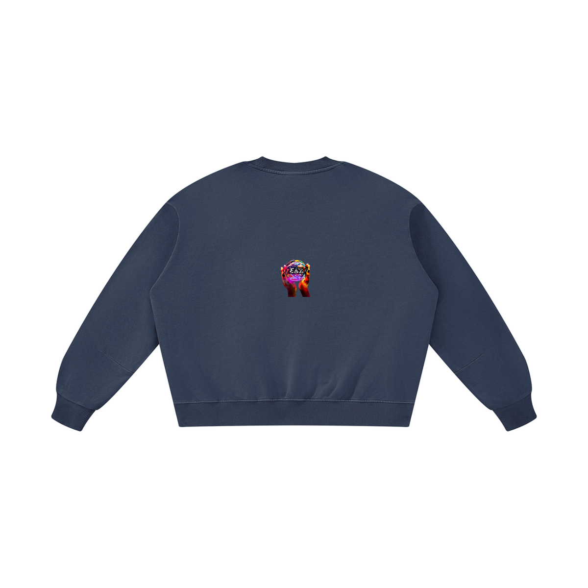 Unisex Boxy Vintage Washed Sweatshirt (GOD mode)
