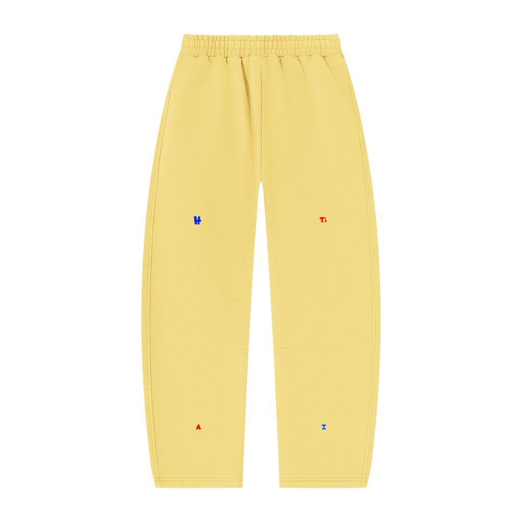 Unisex Vintage Wash Barrel Leg Fleece Sweatpants (HAITIAN)