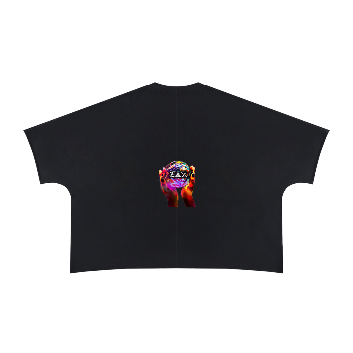 Unisex Heavyweight Boxy Raw Edge T-Shirt (Snake women)