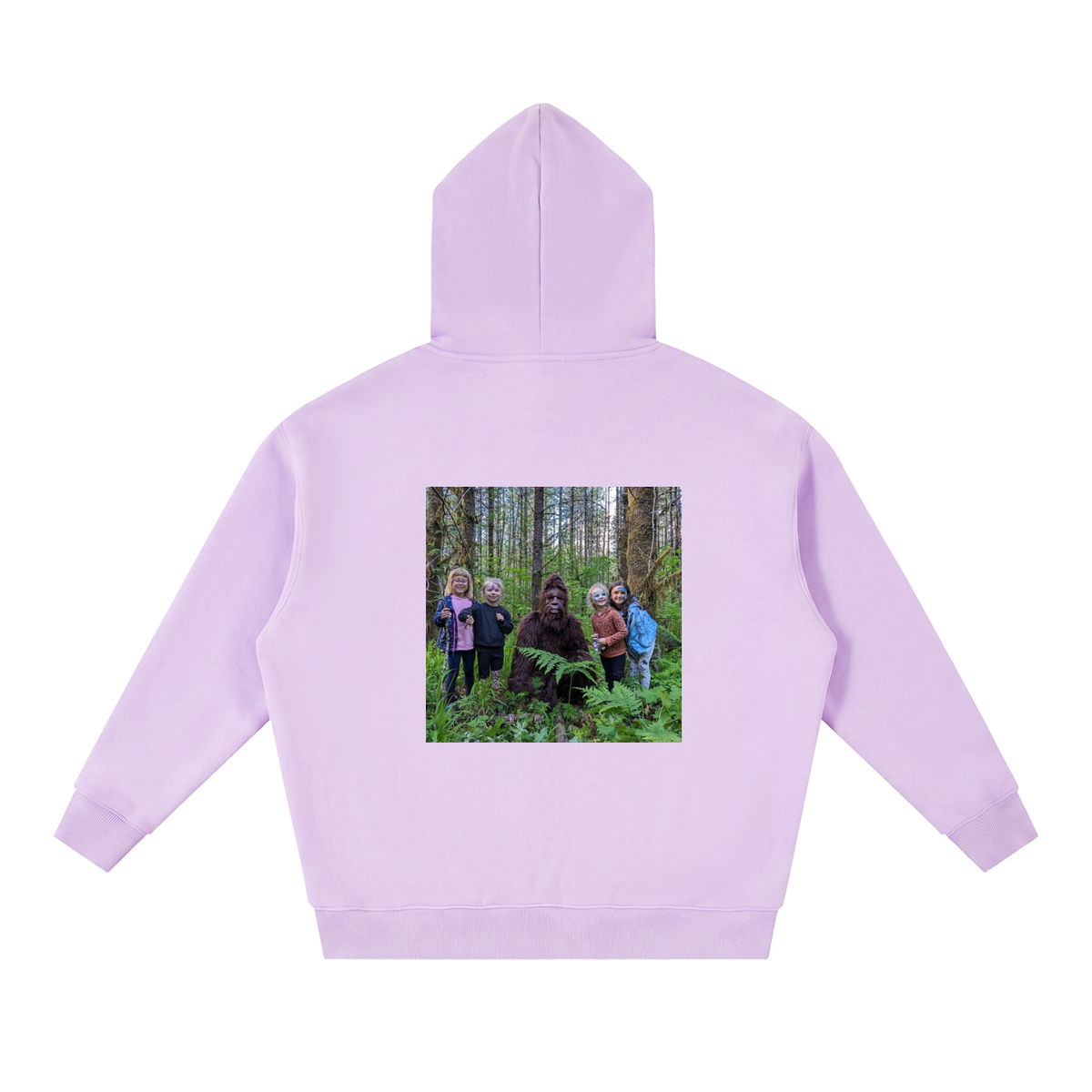 Essential Oversized Fleece Boxy Hoodie (Big foot)