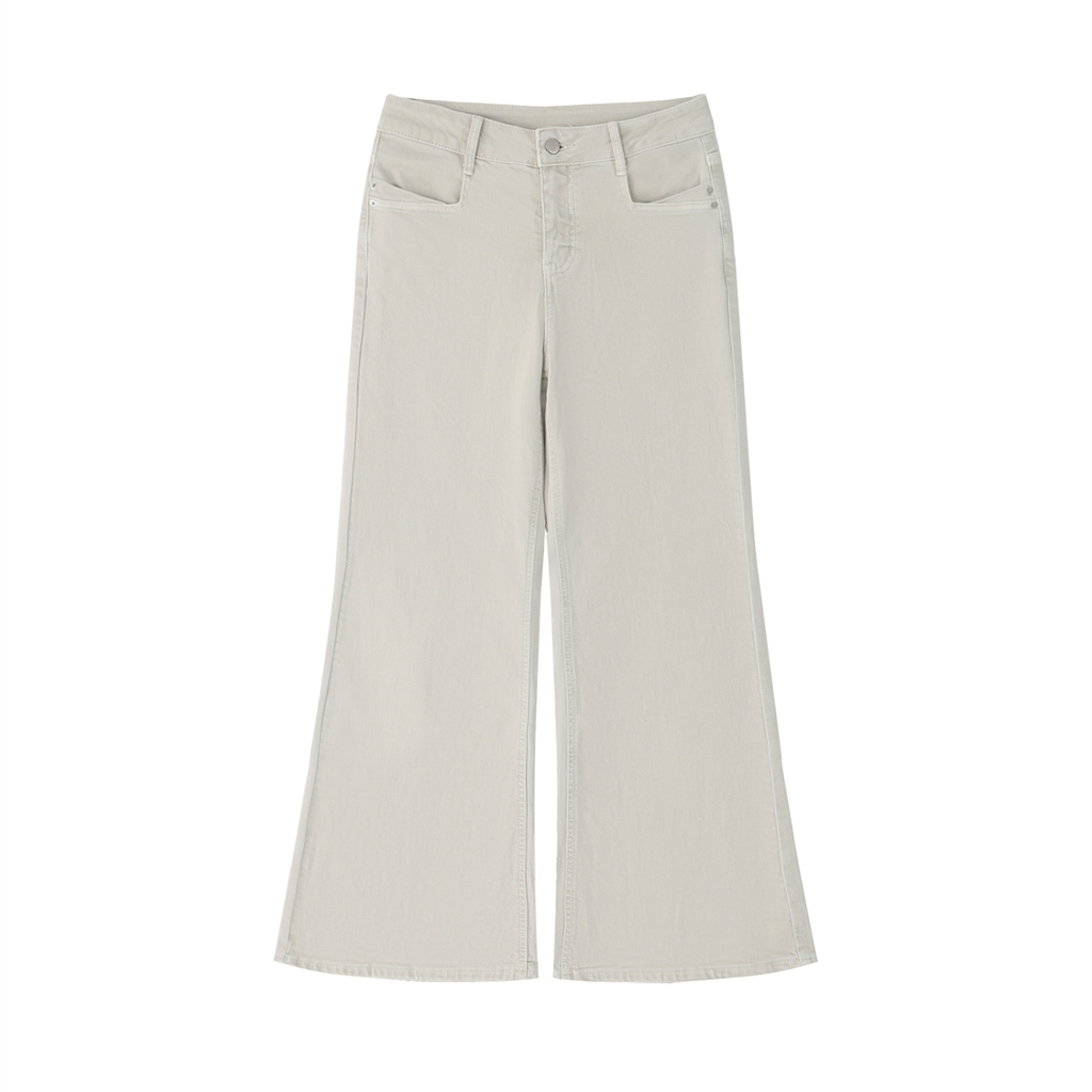 Women's Vintage Wash Flared Leg Jeans (Eis)