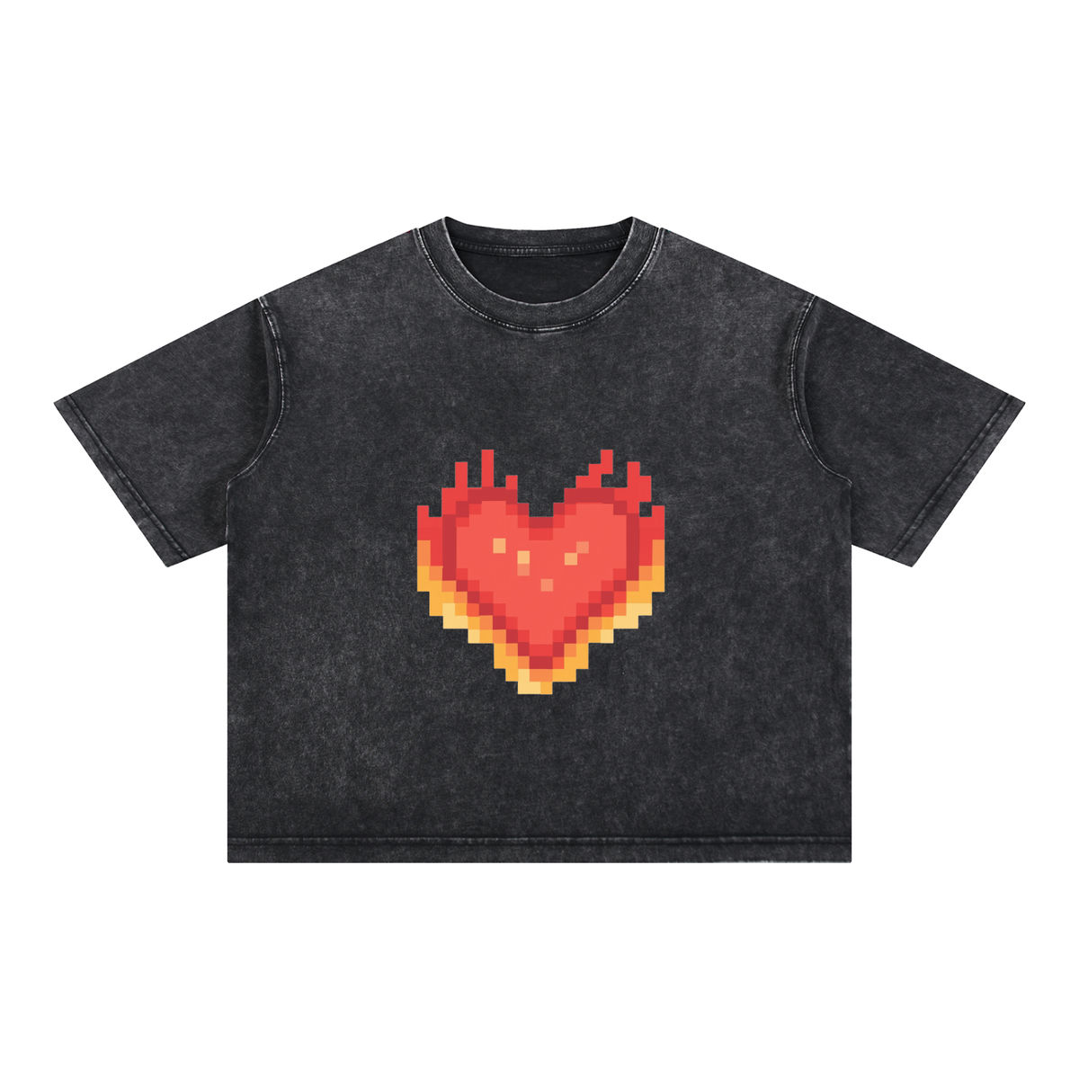 Mineral Wash Boxy Cotton T-Shirt