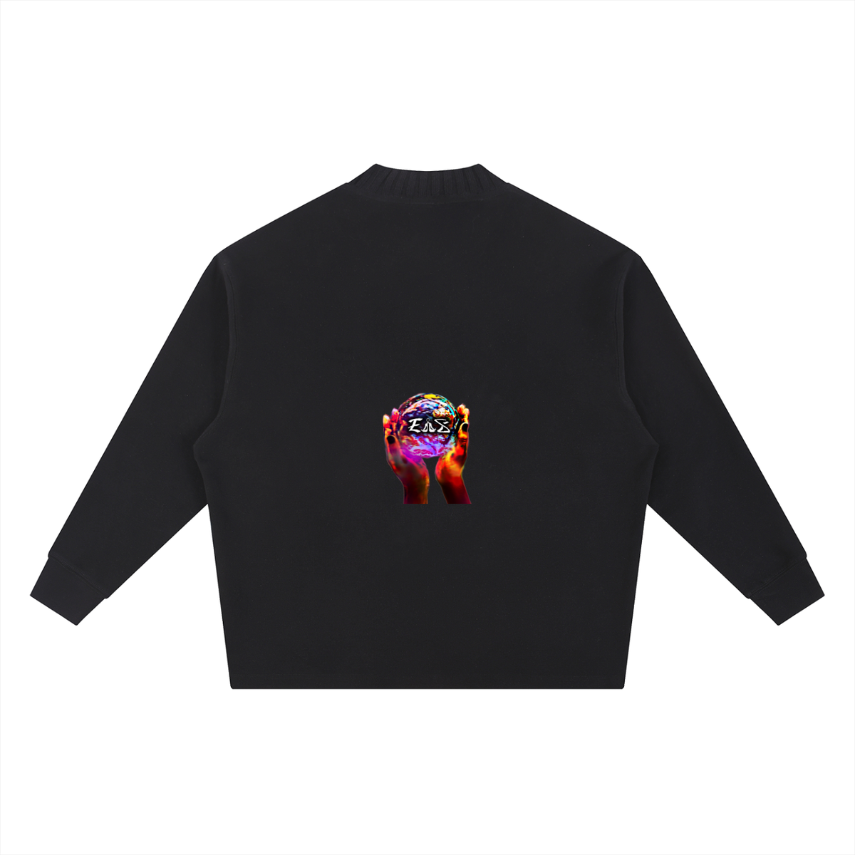 Knitted Round Neck Oversize Sweatshirt (Pink Shirt)