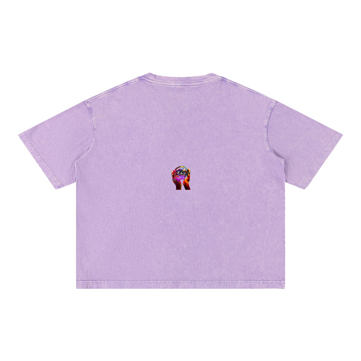 Mineral Wash Boxy Cotton T-Shirt (PROTECT LUCKI)