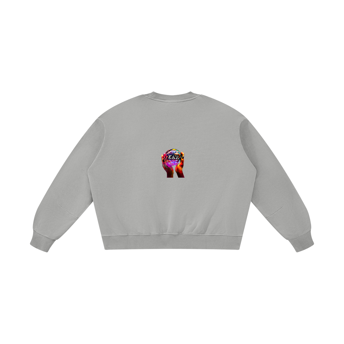 Unisex Boxy Vintage Washed Sweatshirt (Haitian goddess)