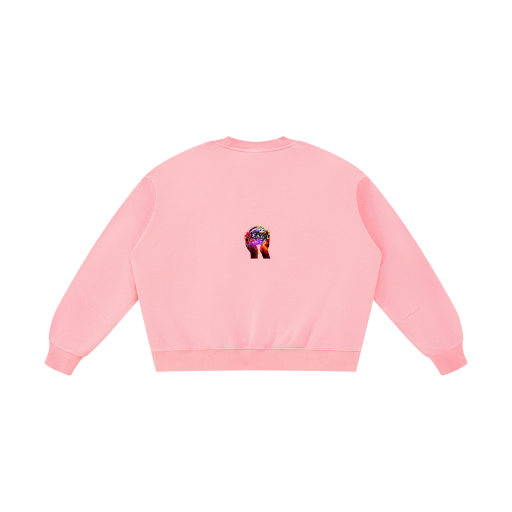 Unisex Boxy Vintage Washed Sweatshirt (GOD mode)