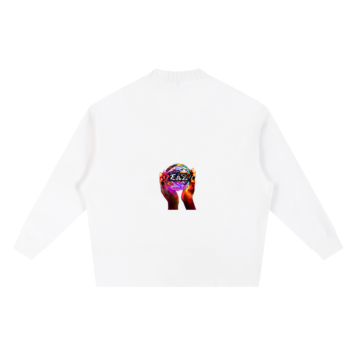 Knitted Round Neck Oversize Sweatshirt (Pink Shirt)