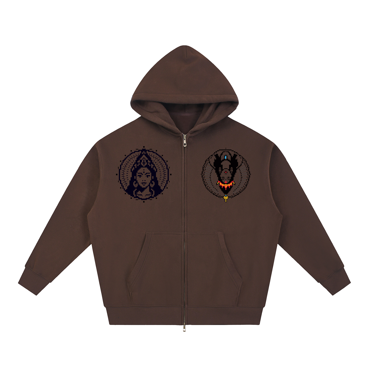 Essential Oversized Fleece Boxy Hoodie (Eis parvati)