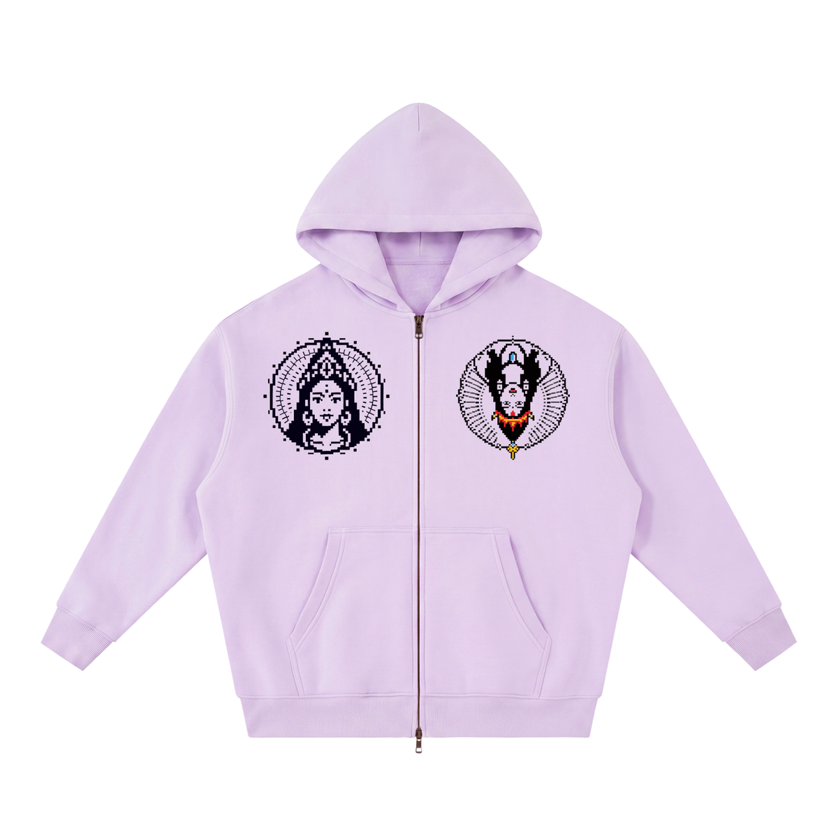 Essential Oversized Fleece Boxy Hoodie (Eis parvati)