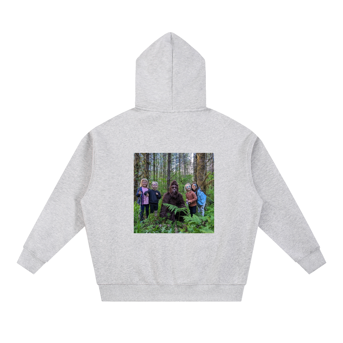 Essential Oversized Fleece Boxy Hoodie (Big foot)