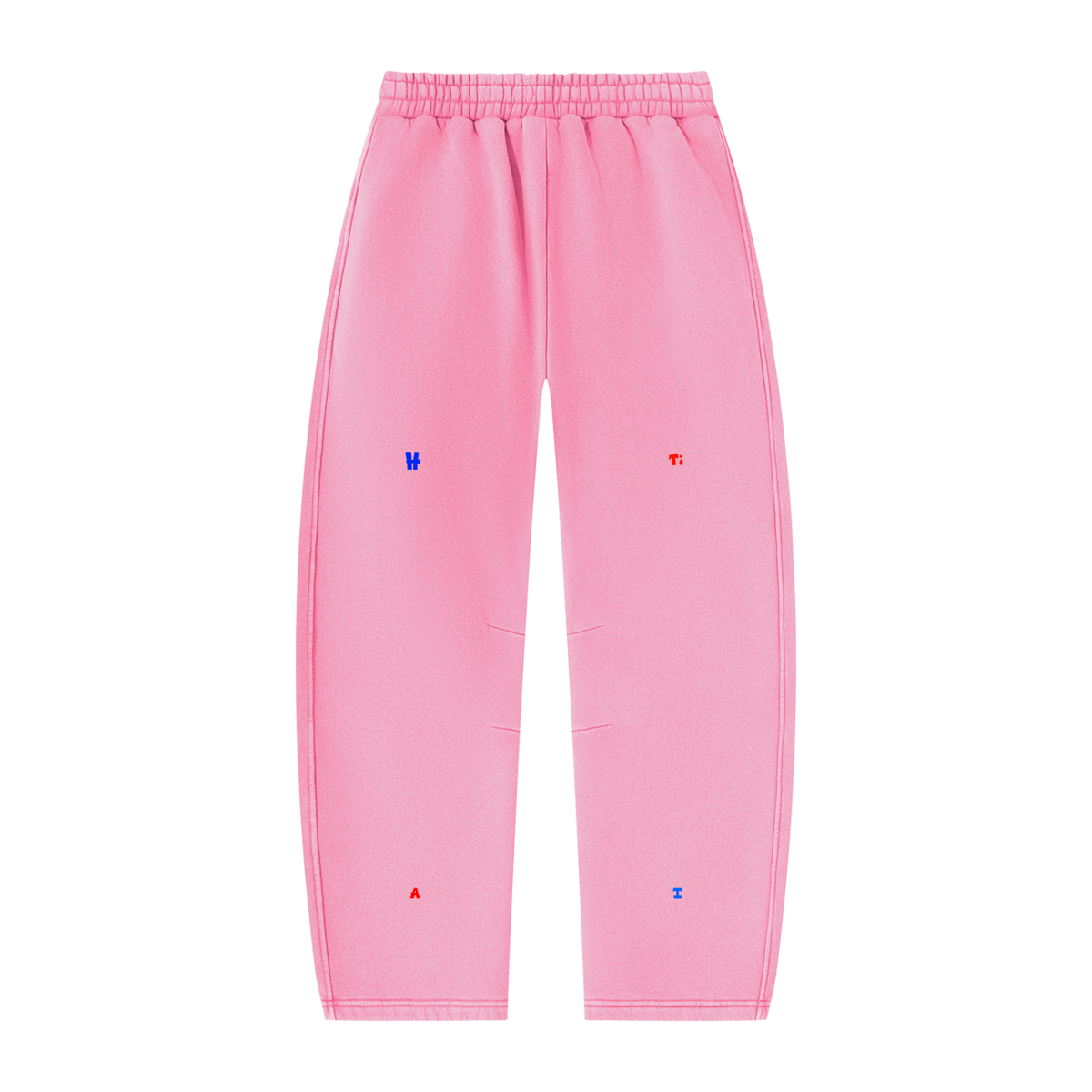 Unisex Vintage Wash Barrel Leg Fleece Sweatpants (HAITIAN)