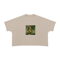 Unisex Heavyweight Boxy Raw Edge T-Shirt (Snake women)