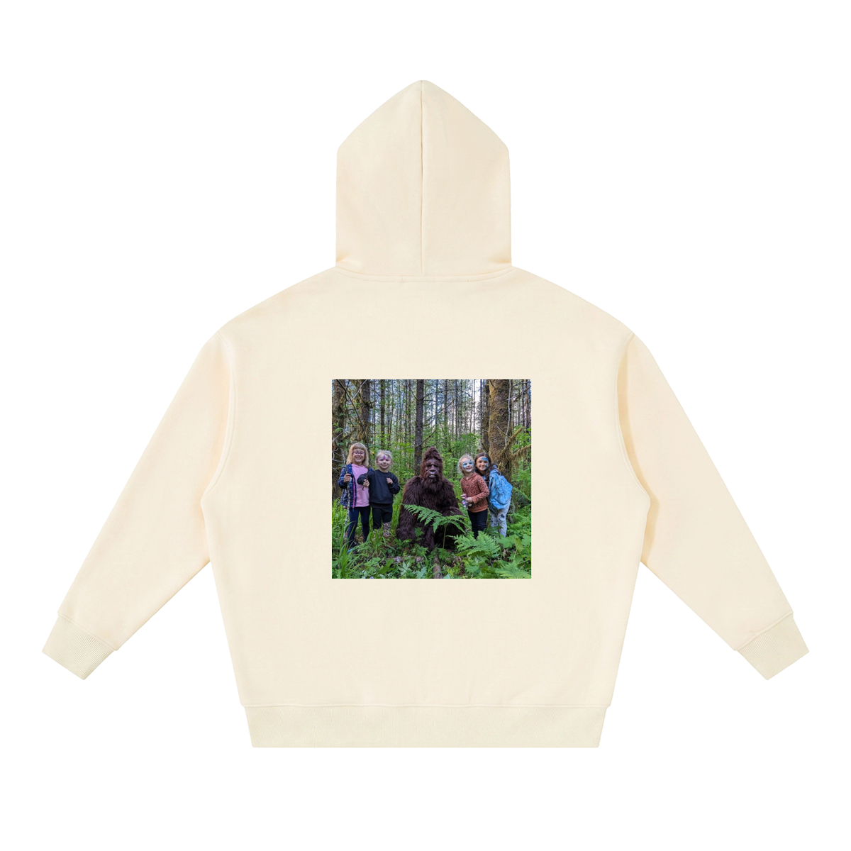 Essential Oversized Fleece Boxy Hoodie (Big foot)