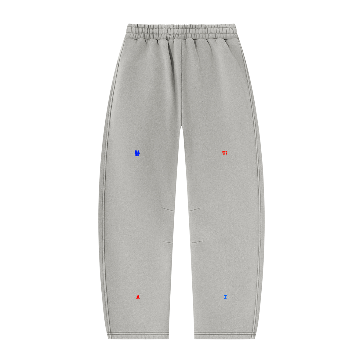 Unisex Vintage Wash Barrel Leg Fleece Sweatpants (HAITIAN)