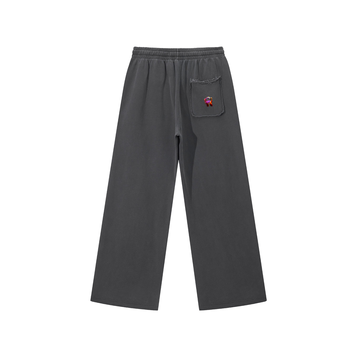 Snow Washed Raw Edge Sweatpants