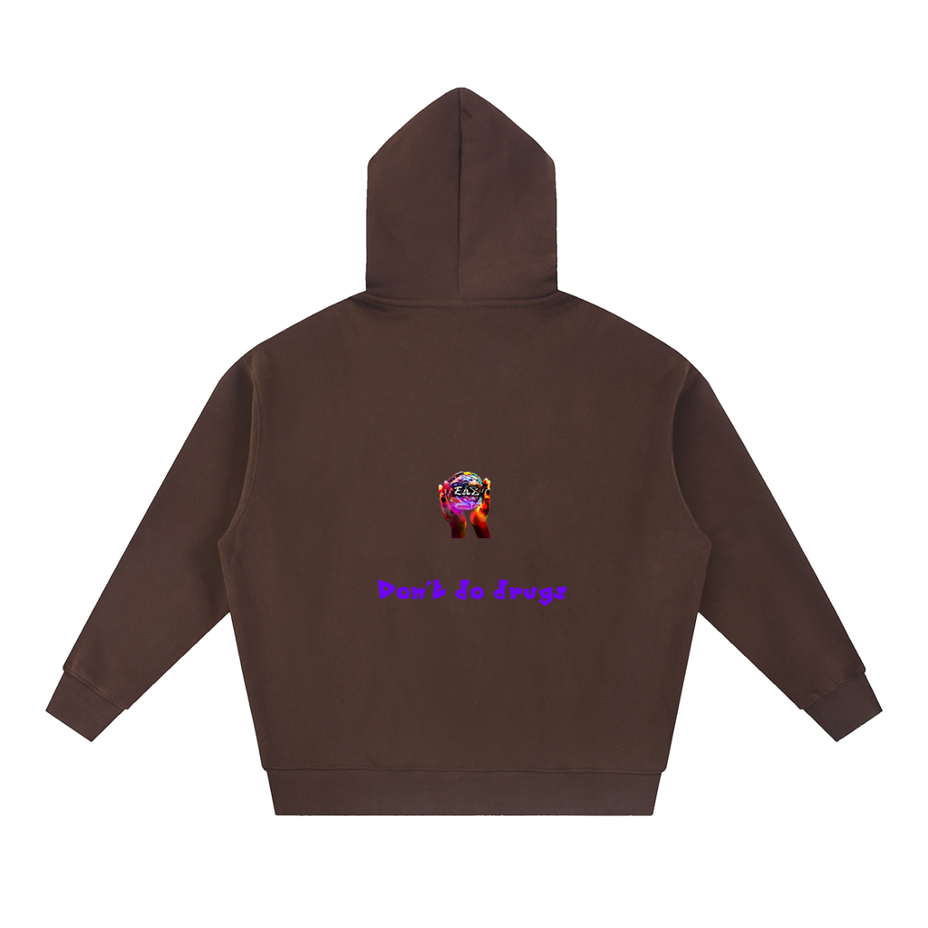 Essential Oversized Fleece Boxy Hoodie (Eis parvati)